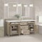 James Martin Vanities 72'' Double Vanity, Whitewashed Oak w/ 3 CM White Zeus Quartz Top 424-V72-WWO-3WZ - alternate 7